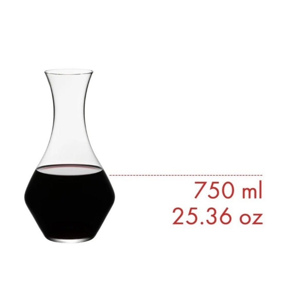 RIEDEL Cabernet Wine Decanter Crystal Glass 750ml Machine Made 1440/13 Clear